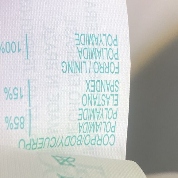 AGUA DOCE Brazilian 2-pc Bikini Size Large Yellow Flowers Lace Trim Hip Tie - Picture 8 of 9